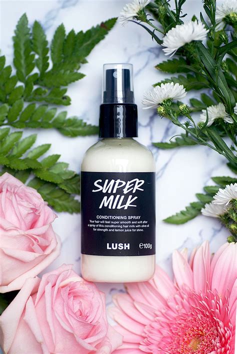 Review Lush Super Milk Hair Conditioner Spray Oh My Lush Hair Conditioner Hair