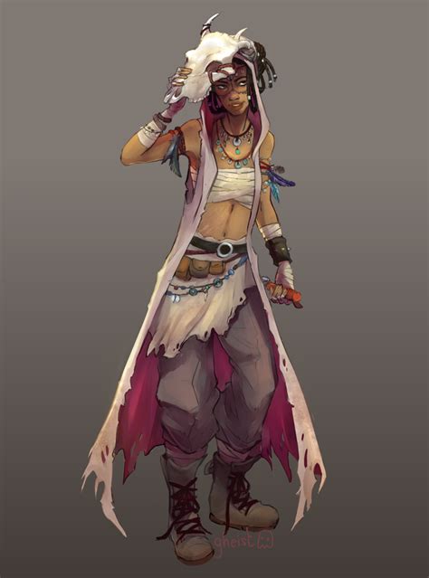 Oc Marsella A Desert Shaman Characterdrawing In 2021 Fantasy Concept Art Fantasy