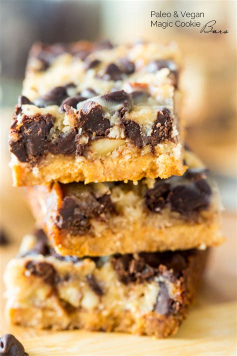 The most magical magic cookie bars made with all vegan and paleo ingredients. Magic Cookie Bars (Paleo, Vegan, Gluten Free) - Natural ...
