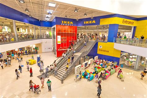 Entrance Of Ikea Furniture Store In Mega Bangna Bangkok Stock