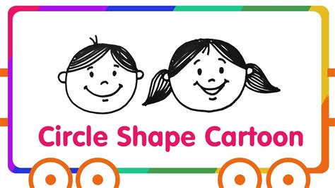 How To Draw Faces Cartoon Drawings Using Circle Shape Youtube