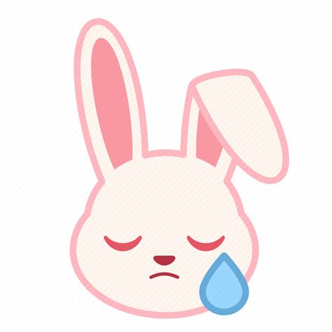Emoji Emotion Expression Face Rabbit Sad Icon Download On Iconfinder