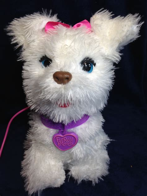 Fur Real Friends My Walkin Pup White Dog Get Up and GoGo Interactive w