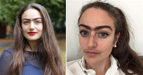 Woman Refuses To Shave Moustache Or Unibrow Because Her Facial Hair