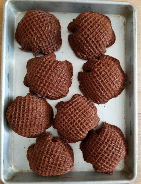 A Chocolate Waffle Cone Recipe Or Make Bowls Baking Sense