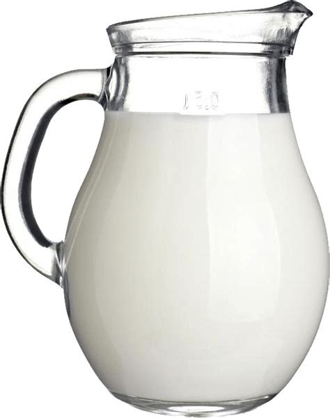 Refreshing Milk Jug With Creamy White Texture