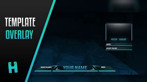 Free Twitch Overlay Template By Hasherartz Youtube