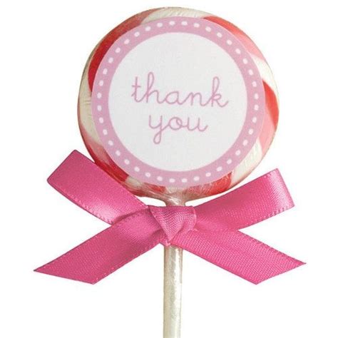 Pink And White Lollipop Favor Kit For 24 Lollipop Favors Favor Kits