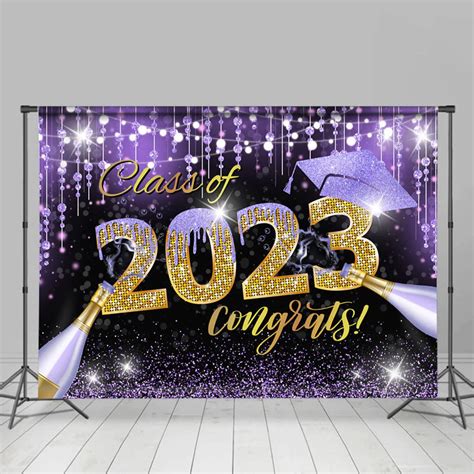 Class Of 2023 Congrats Celebration Party Backdrop In 2023 Backdrops
