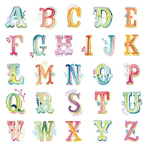 Beautiful Alphabets Art Is A Way