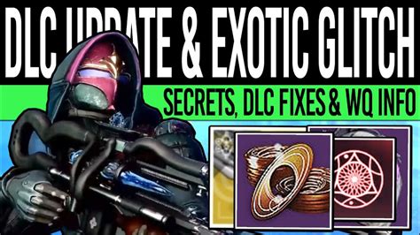 Destiny 2 News Updates And Exotic Glitch Future Weapons Rep Boosts