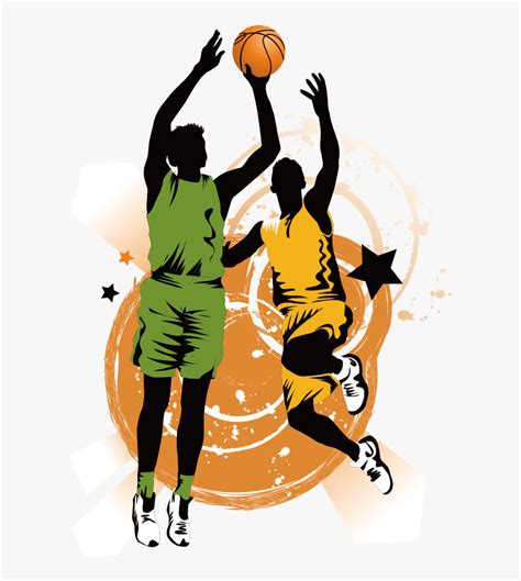 Basketball Slam Dunk Clip Art Basketball Sports Clipart Png