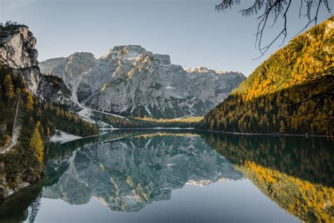 Lake Prags Reflections South Tyrol Italy Photorator