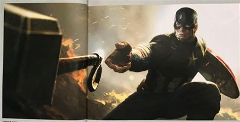 This Concept Art Of Captain America About To Lift Mjolnir Is Just