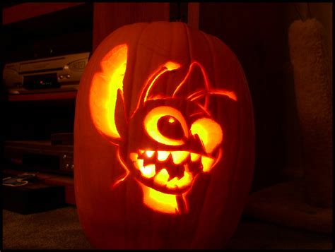 Stitch Pumpkin Carving 5 Hrs By Experiment720 On Deviantart