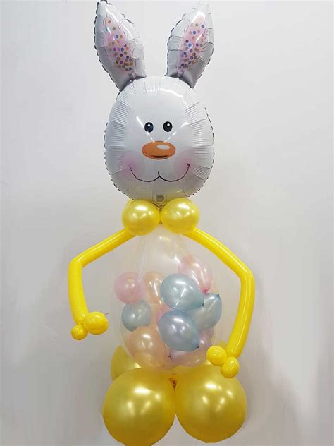 White Rabbit Bunny Head 30 Foil Balloon Loose