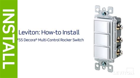 How is the wiring for a new light switch and fixture added to an existing switch? Leviton Triple Rocker Switch Wiring Diagram