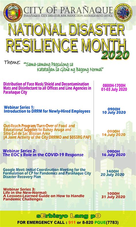 July Is National Disaster Resilience Month In Observance Of This Year