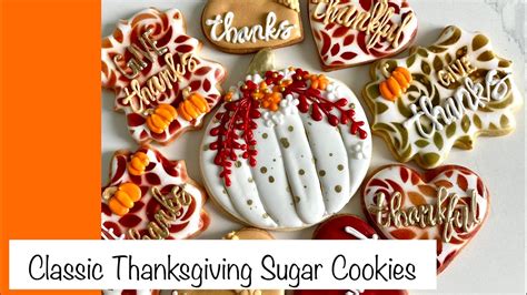 How To Make Classic Thanksgiving Sugar Cookies How To Airbrush