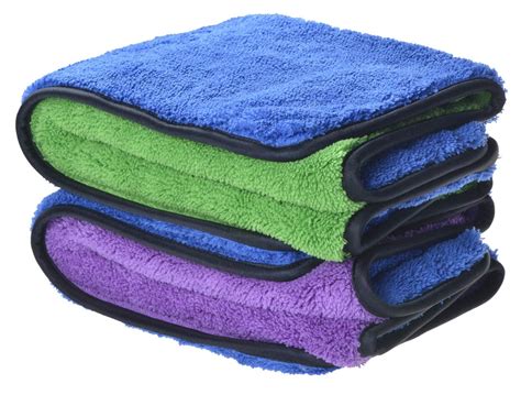 Sinland 720gsm Ultra Thick Plush Microfiber Car Cleaning Towels Buffing