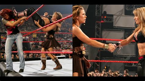 Trish Stratus Vs Mickie James Trish Retires Raw September 11 2006