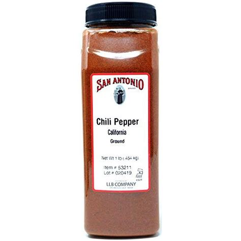 San Antonio 16 Ounce Premium Ground California Chile Pepper Chili