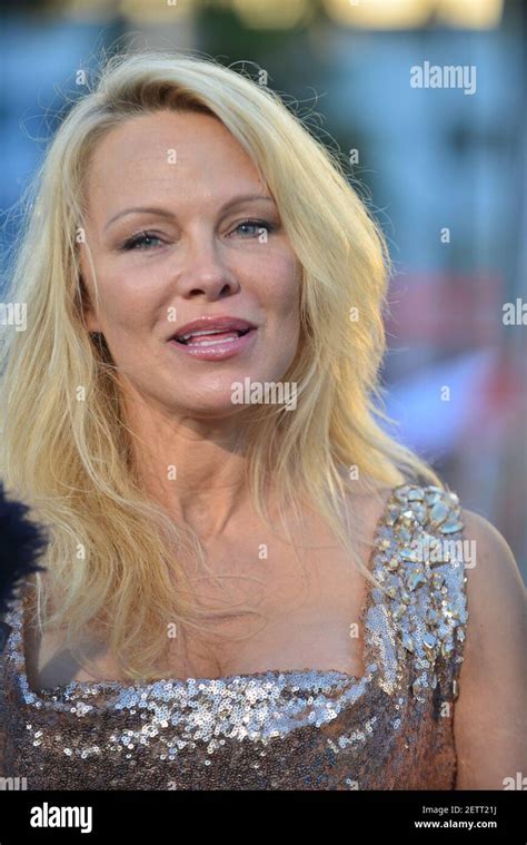 Miami Beach Fl May 13 Pamela Anderson Attends Paramount Pictures