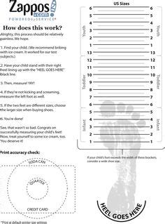 Fit may vary depending on the construction, materials and manufacturer. kids nike printable shoe size chart | scope of work ...