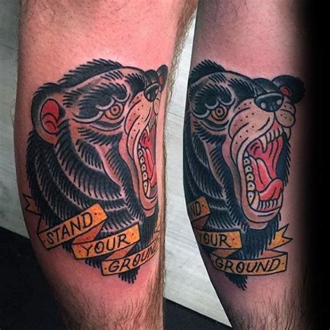 50 traditional bear tattoo designs for men old school ideas traditional bear tattoo bear