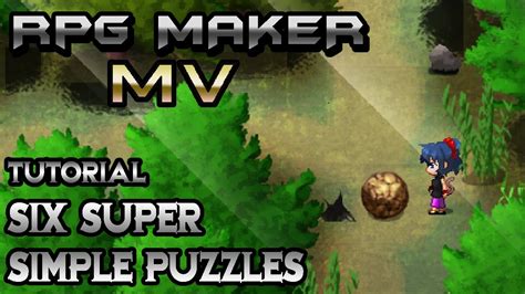 Rpg Maker Mv Tutorial Super Simple Puzzles Youtube