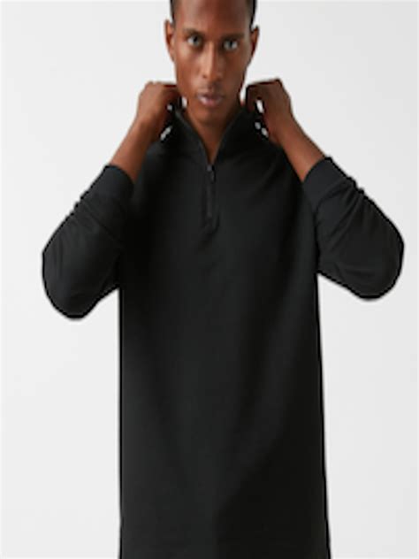 Buy Koton Men Black Solid Sweatshirt Sweatshirts For Men 20908782