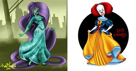 9 Disney Princesses Re Imagined As Horror Movie Villains