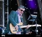 Glenn Tilbrook of Squeeze, performing on the main stage at the ...
