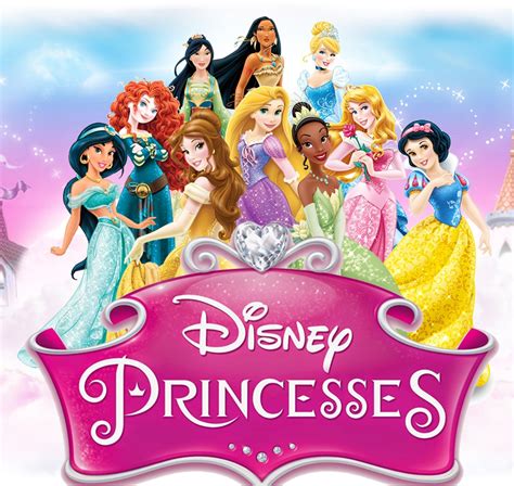 10 Princesses With The Logo Disney Princess Photo