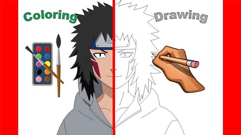 How To Draw Kiba Inuzuka From Naruto Step By Step Drawing Youtube