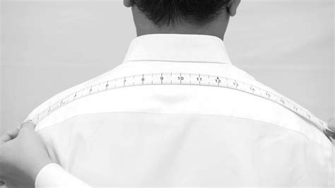 How To Measure For A Shirt Shoulder Width Youtube