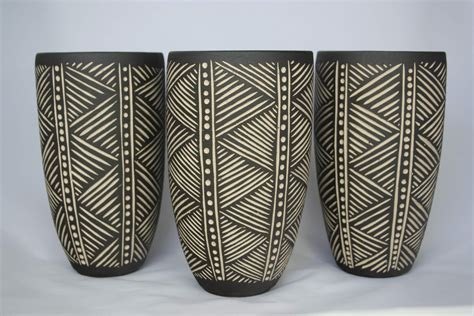 Sgraffito Pots By Demon Potters African Pottery Pottery Designs Pottery