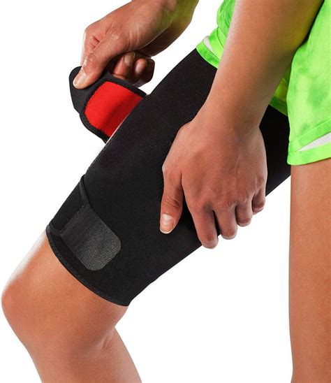 Adjustable Thigh Brace Support Quadriceps Support And Thigh Wraps For