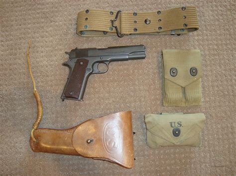 Complete Colt 1911 Rig Ww2 With H For Sale At