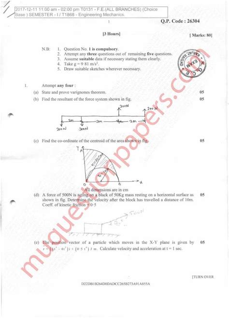 Mumbai University Question Papers Sem 1 2023 2024 Coursesindin