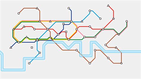 Tried To Use The Real London Underground Map As A Guide Didn T Go Great R MiniMetro
