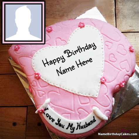 Birthday Cake Images For Husband With Photo