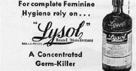 Til That Lysol Used To Be Marketed As A Feminine Hygiene Product Imgur