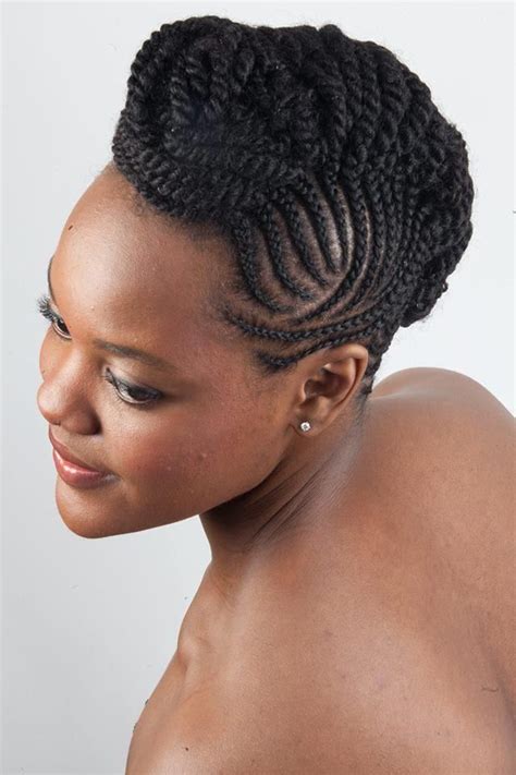 If you like the look of both cornrows and box braids, mix them together! Two braid hairstyles cornrows #poeticjusticebraids ...