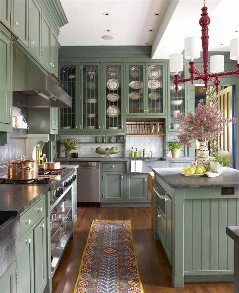 Famous Best Dark Green Paint Colors For Kitchen Cabinets Ideas Decor