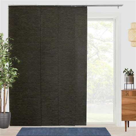 Chicology Seaweed Light Filtering Adjustable Sliding Panel Track Blind