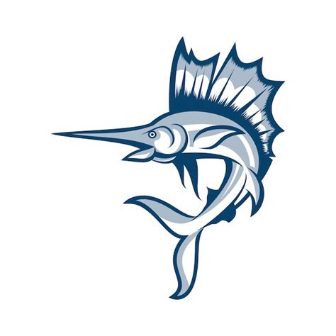 Premium Vector Marlin Fish Logo Template Design Vector Illustration
