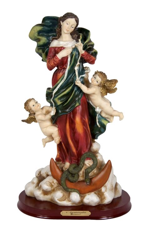 Virgen Desatanudos De 12 Cm