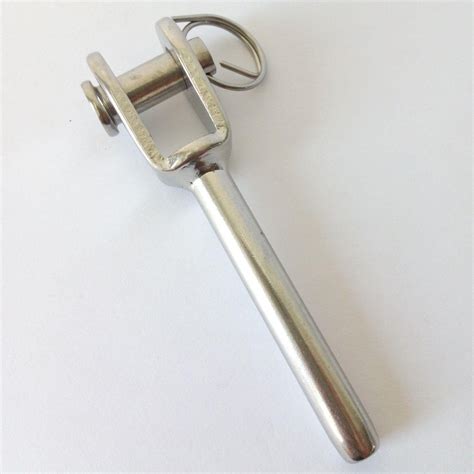 10pcs 316 Stainless Steel Swage Fork Jaw End Terminal For Wire Rope