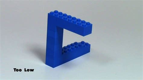 The Imposible Lego Triangle How To Build Lego Optical Illusion